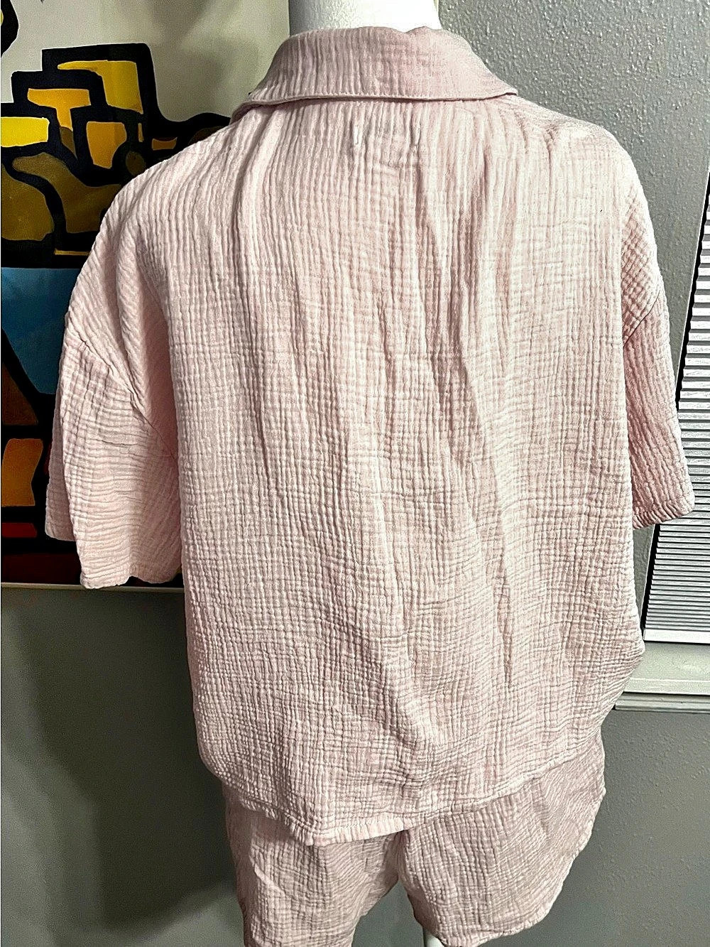 Jason Wu Pink Gauze cotton button
Down Matching Set Shorts With Pockets
Large - Picture 3 of 12